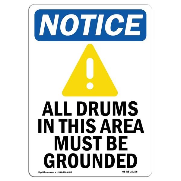 Safety Sign, OSHA Notice, 14